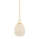 Hudson Valley Lighting | Enosburg Pendant - AGED BRASS White Cliff Studio Pendant
