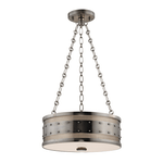 Hudson Valley Lighting | Gaines Pendant - HISTORIC NICKEL White Cliff Studio Pendant