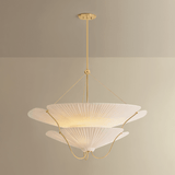 Hudson Valley Lighting | Gerhard Chandelier - AGED BRASS White Cliff Studio Chandelier