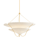 Hudson Valley Lighting | Gerhard Chandelier - AGED BRASS White Cliff Studio Chandelier