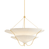 Hudson Valley Lighting | Gerhard Chandelier - AGED BRASS White Cliff Studio Chandelier