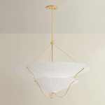 Hudson Valley Lighting | Gerhard Chandelier - AGED BRASS White Cliff Studio Chandelier