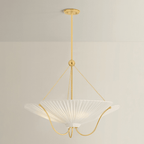 Hudson Valley Lighting | Gerhard Pendant - AGED BRASS White Cliff Studio Pendant