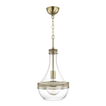 Hudson Valley Lighting | Hagen Pendant - AGED BRASS White Cliff Studio Pendant