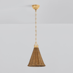 Hudson Valley Lighting | Kensington Pendant - AGED BRASS White Cliff Studio Pendant