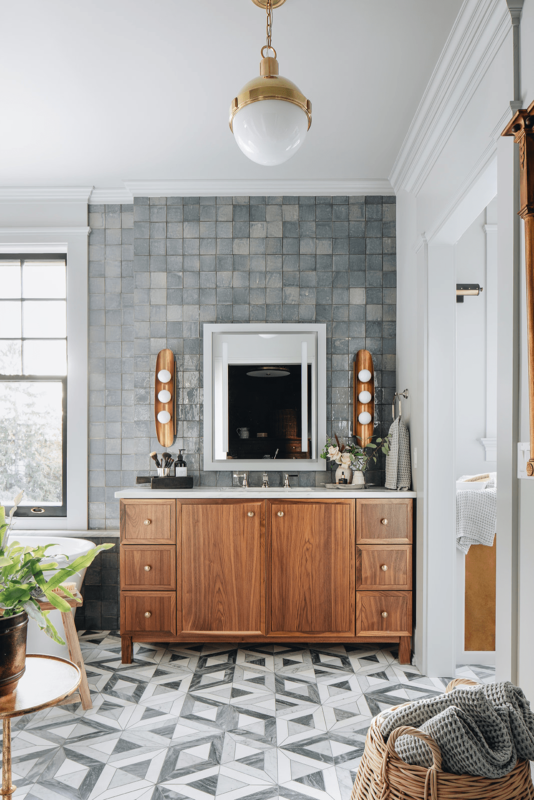 Hudson Valley Lighting | Lambert Pendant - AGED BRASS White Cliff Studio Pendant