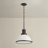 Hudson Valley Lighting | Pinesbridge Pendant - DISTRESSED BRONZE White Cliff Studio Pendant