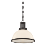 Hudson Valley Lighting | Pinesbridge Pendant - DISTRESSED BRONZE White Cliff Studio Pendant
