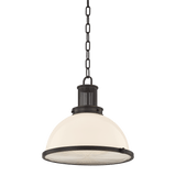 Hudson Valley Lighting | Pinesbridge Pendant - DISTRESSED BRONZE White Cliff Studio Pendant