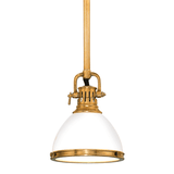 Hudson Valley Lighting | Randolph Pendant - AGED BRASS White Cliff Studio Pendant