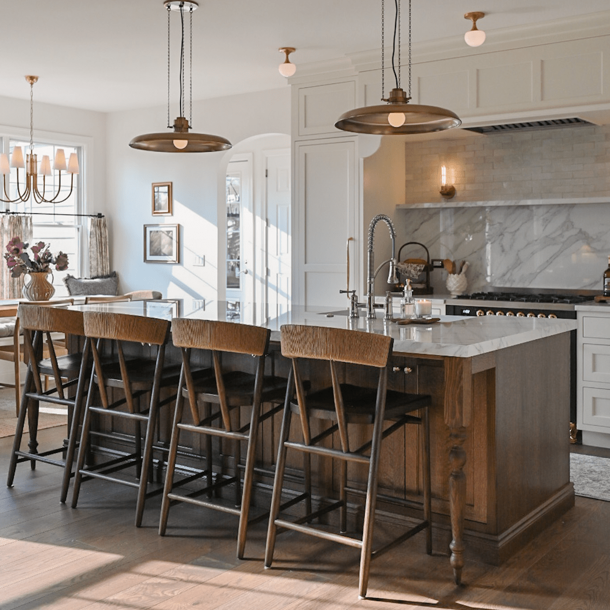 Hudson Valley Lighting | Ripley Chandelier - AGED BRASS White Cliff Studio Chandelier