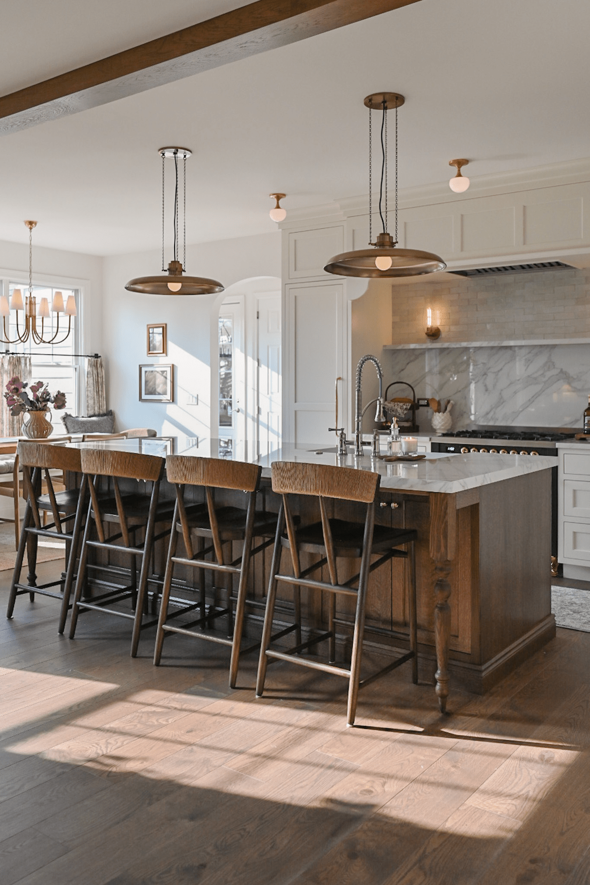 Hudson Valley Lighting | Ripley Chandelier - AGED BRASS White Cliff Studio Chandelier