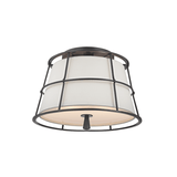Hudson Valley Lighting | Savona Semi Flush - OLD BRONZE White Cliff Studio Semi Flush
