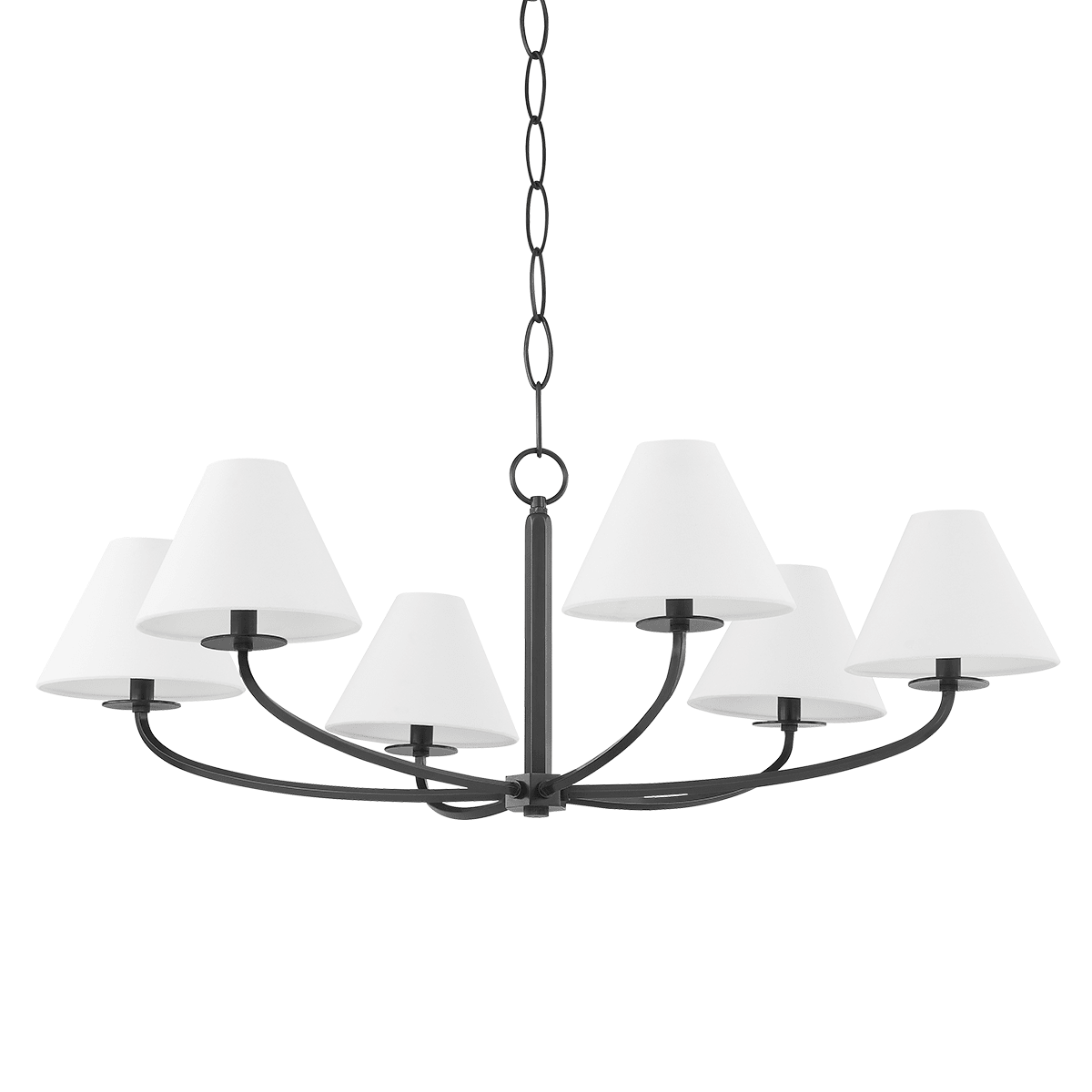 Hudson Valley Lighting | Stacey Chandelier - OLD BRONZE White Cliff Studio Chandelier