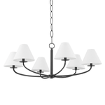 Hudson Valley Lighting | Stacey Chandelier - OLD BRONZE White Cliff Studio Chandelier