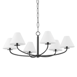 Hudson Valley Lighting | Stacey Chandelier - OLD BRONZE White Cliff Studio Chandelier