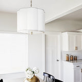 Hudson Valley Lighting | Sydney Chandelier in Aged Brass White Cliff Studio Chandeliers