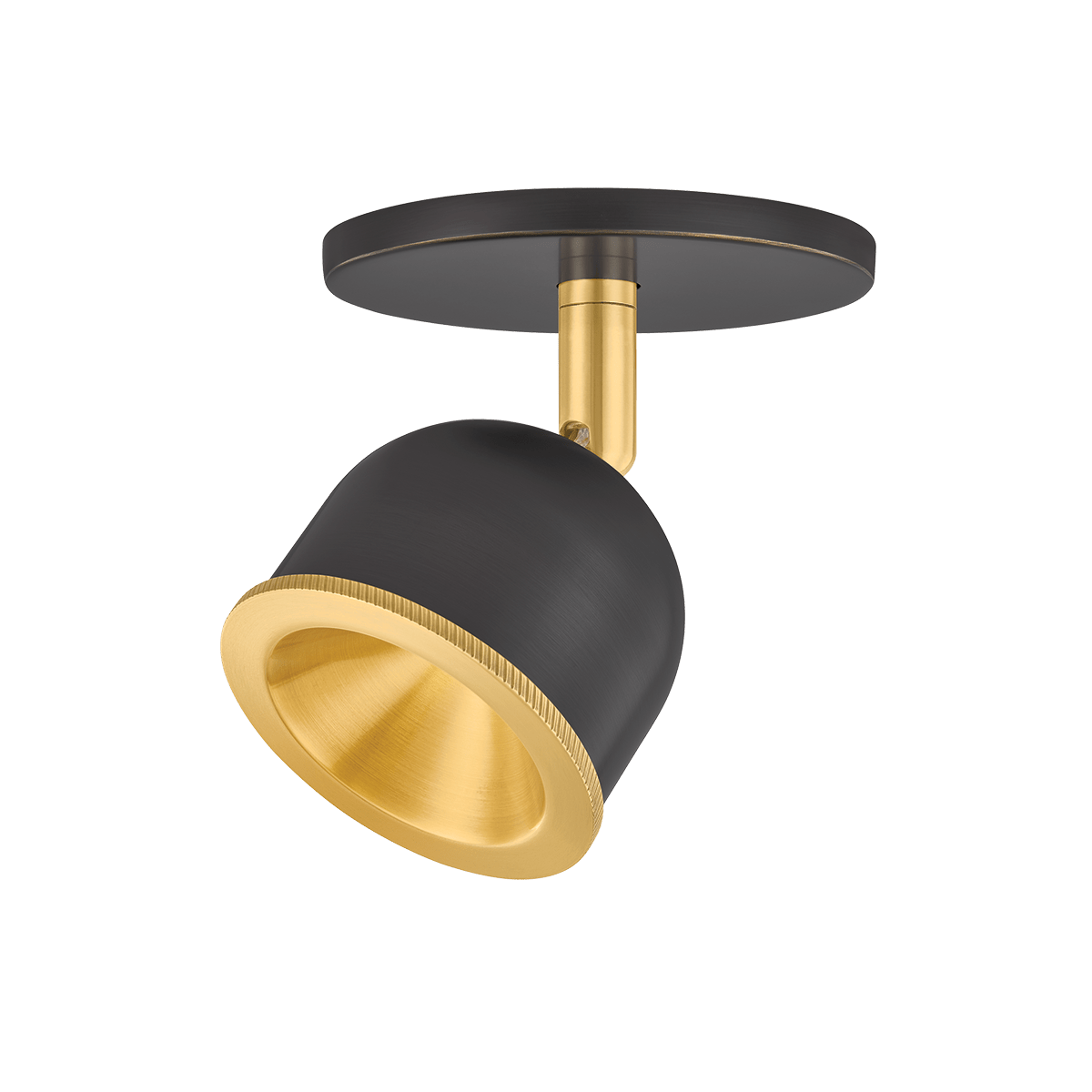 Hudson Valley Lighting | Tuthill Flush Mount - AGED BRASS White Cliff Studio Flush Mount