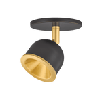 Hudson Valley Lighting | Tuthill Flush Mount - AGED BRASS White Cliff Studio Flush Mount