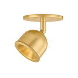 Hudson Valley Lighting | Tuthill Flush Mount - AGED BRASS White Cliff Studio Flush Mount