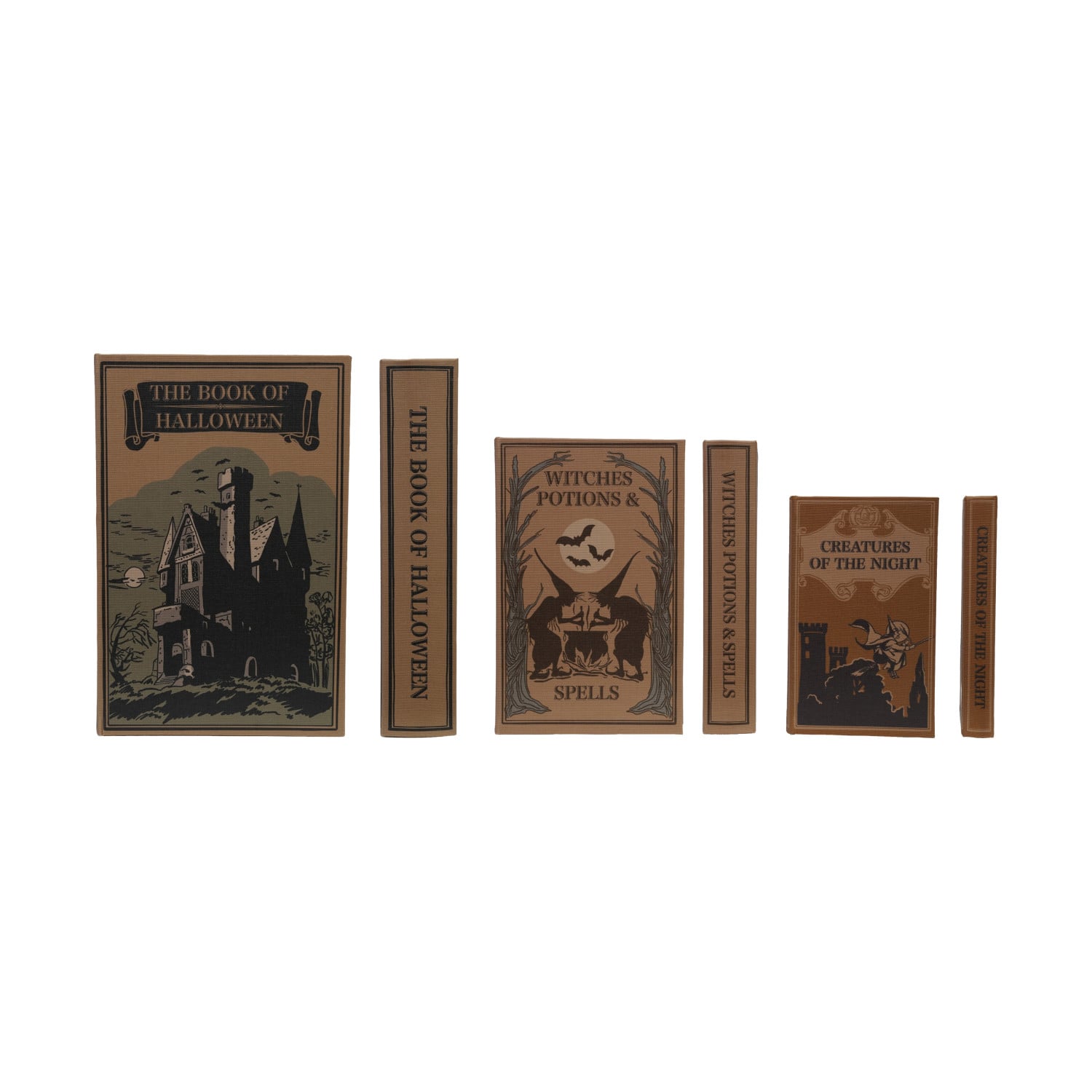 Halloween Book Storage Boxes, Set of 3