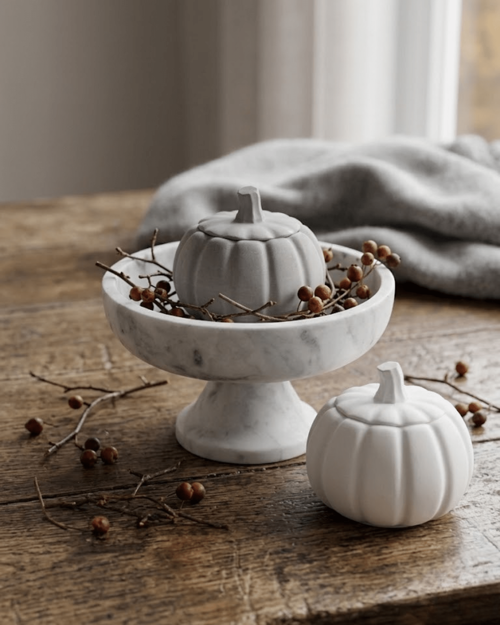 Hygge Pumpkin Candle Jars White Cliff Studio Candles