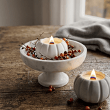 Hygge Pumpkin Candle Jars White Cliff Studio Candles