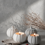 Hygge Pumpkin Candle Jars White Cliff Studio Candles