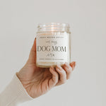 In My Dog Mom Era Soy Candle - Clear Jar - 9 oz White Cliff Studio Candles and Candle Accessories
