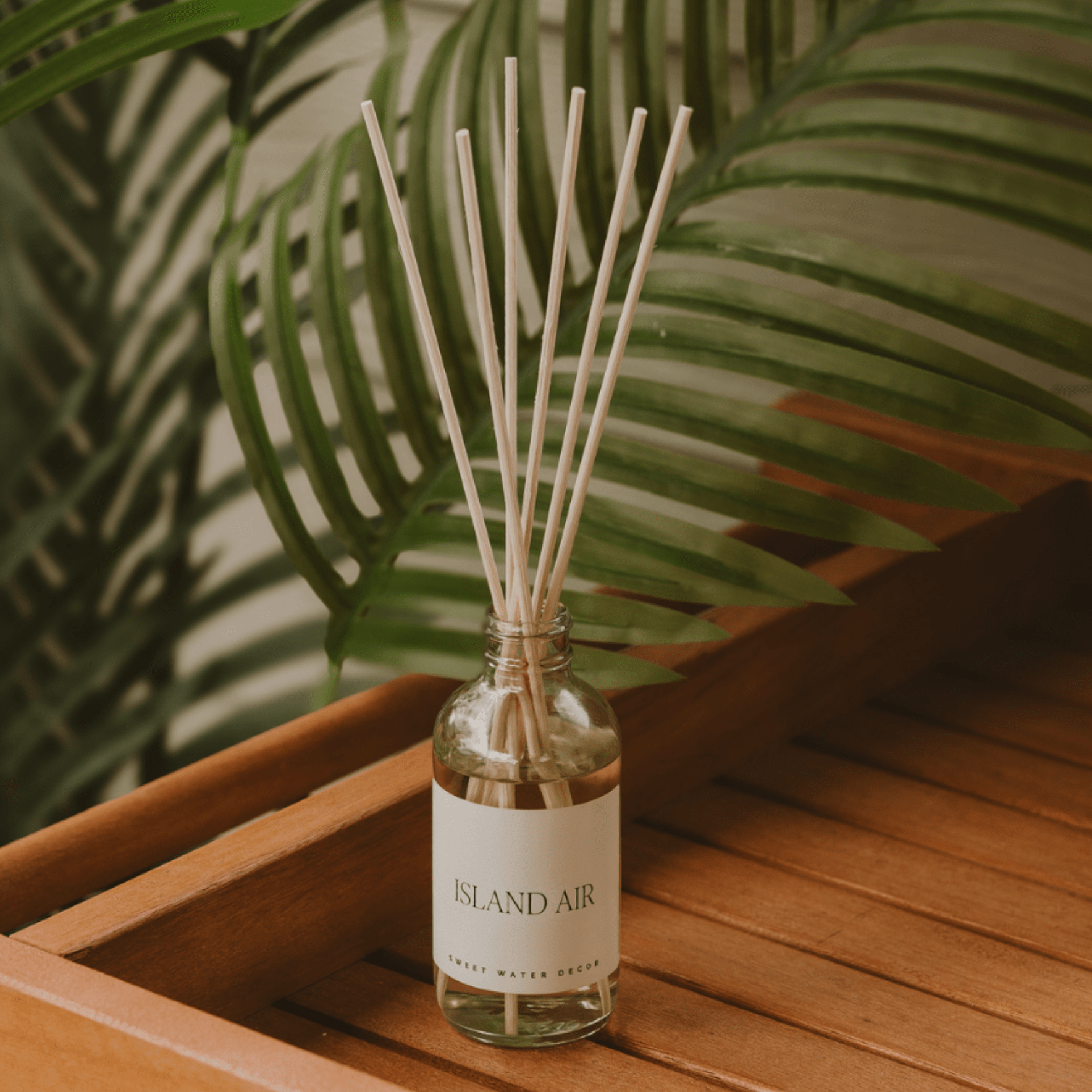 Island Air Clear Reed Diffuser White Cliff Studio Reed Diffusers