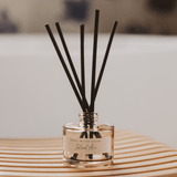 Island Air Tinted Glass Jar Reed Diffuser White Cliff Studio Reed Diffusers