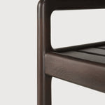 Jack bench frame - varnished mahogany - dark brown White Cliff Studio Bench / Dining Bench