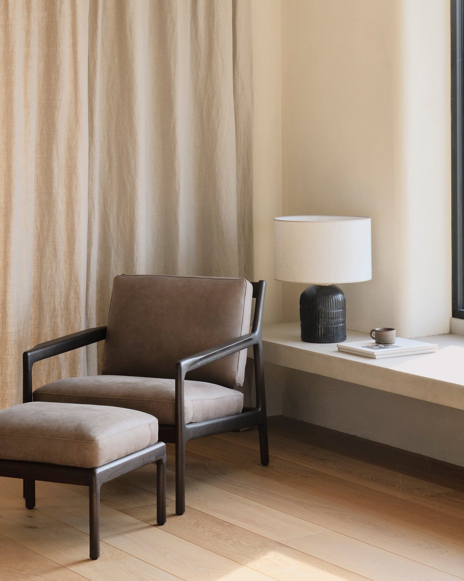 Jack Footstool White Cliff Studio Ottomans