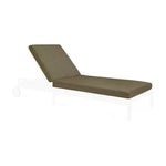 Jack outdoor adjustable lounger cushion - Green fabric White Cliff Studio Outdoor Cushion