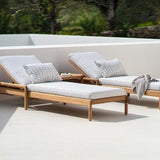 Jack outdoor adjustable lounger cushion - Natural fabric White Cliff Studio Outdoor Cushion