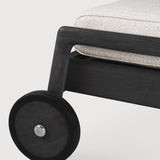 Jack outdoor adjustable lounger cushion - Off White fabric White Cliff Studio Outdoor Cushion