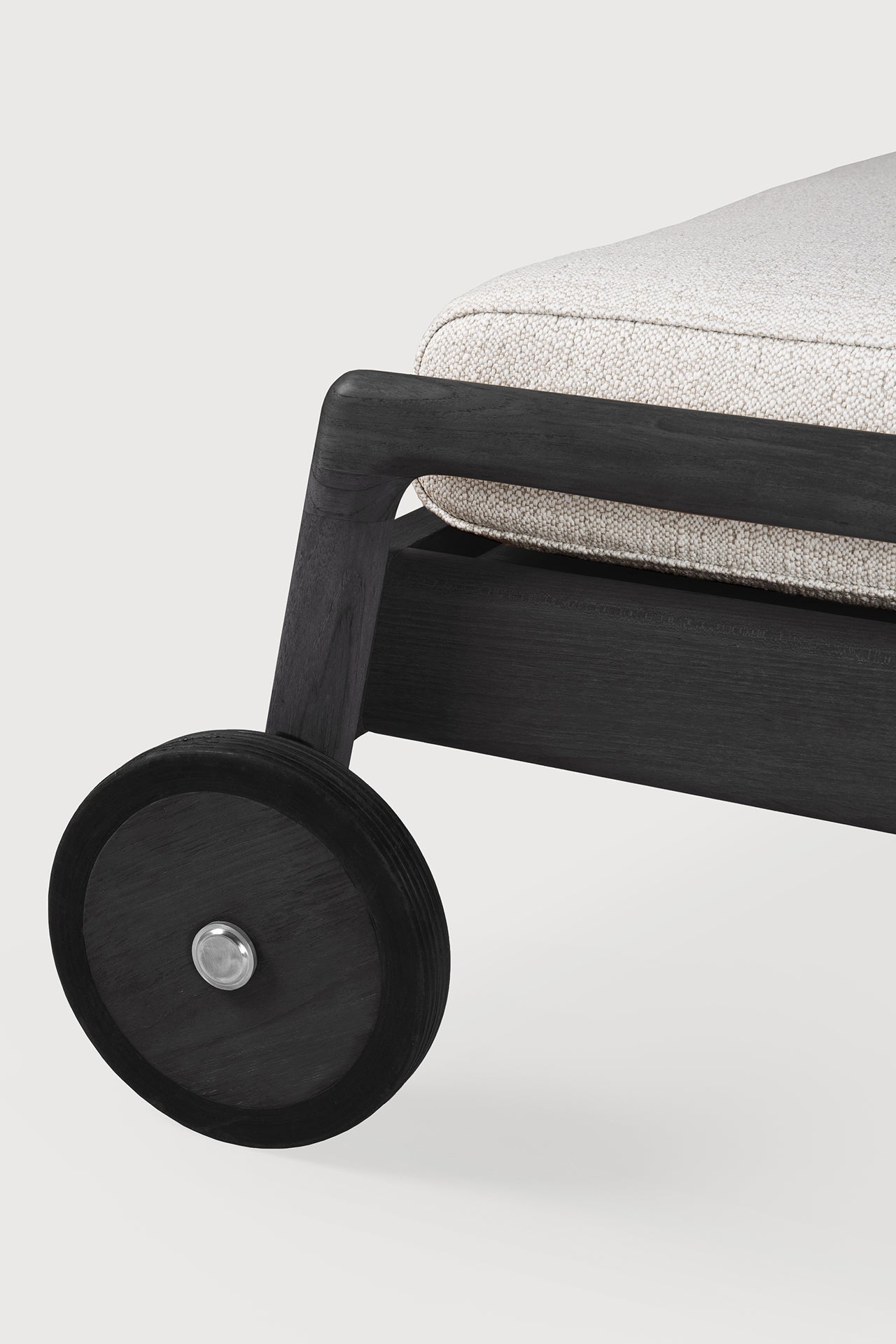 Jack outdoor adjustable lounger cushion - Off White fabric White Cliff Studio Outdoor Cushion