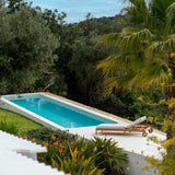 Jack outdoor adjustable lounger cushion - Off White fabric White Cliff Studio Outdoor Cushion