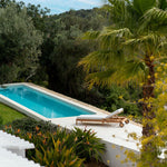 Jack outdoor adjustable lounger cushion - Off White fabric White Cliff Studio Outdoor Cushion