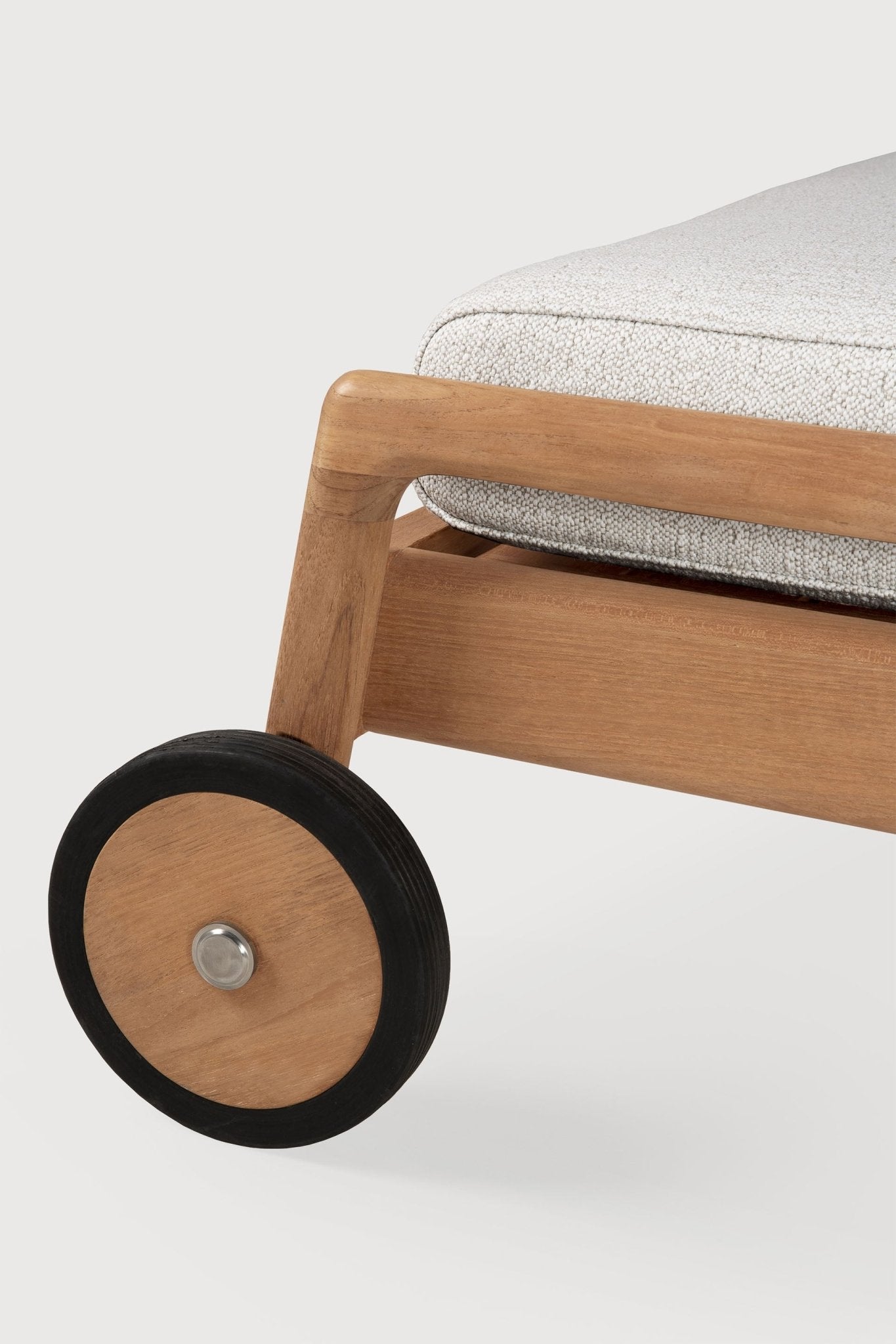 Jack outdoor adjustable lounger cushion - Off White fabric White Cliff Studio Outdoor Cushion