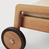 Jack outdoor adjustable lounger frame - teak White Cliff Studio Outdoor Chaise