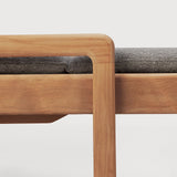 Jack outdoor adjustable lounger frame - teak White Cliff Studio Outdoor Chaise