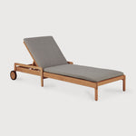 Jack outdoor adjustable lounger frame - teak White Cliff Studio Outdoor Chaise