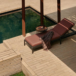 Jack Outdoor Adjustable Lounger White Cliff Studio Outdoor Chaise Loungers