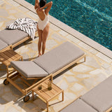 Jack Outdoor Adjustable Lounger White Cliff Studio Outdoor Chaise Loungers