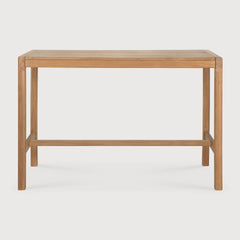 Jack outdoor bar table - teak - rectangular White Cliff Studio Outdoor Bar Table