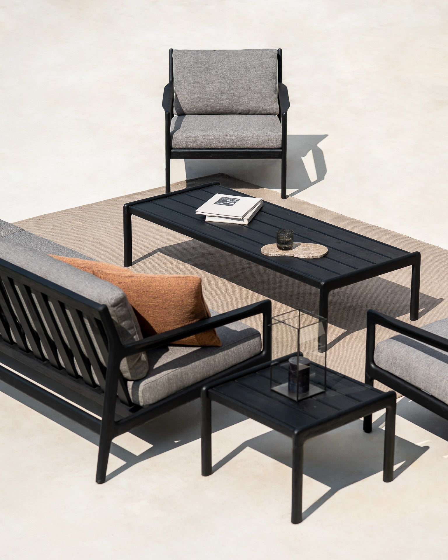 Jack Outdoor Coffee Table White Cliff Studio Outdoor Coffee Table