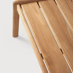 Jack outdoor coffee table - teak - rectangular White Cliff Studio Outdoor Coffee Table