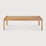 Jack outdoor coffee table - teak - rectangular White Cliff Studio Outdoor Coffee Table