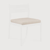 Jack outdoor dining chair cushion - Natural fabric White Cliff Studio Outdoor Dining Chair